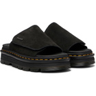 Dr. Martens Black Zebzag Sandals