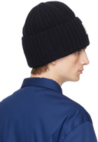 Emporio Armani Navy Patch Beanie