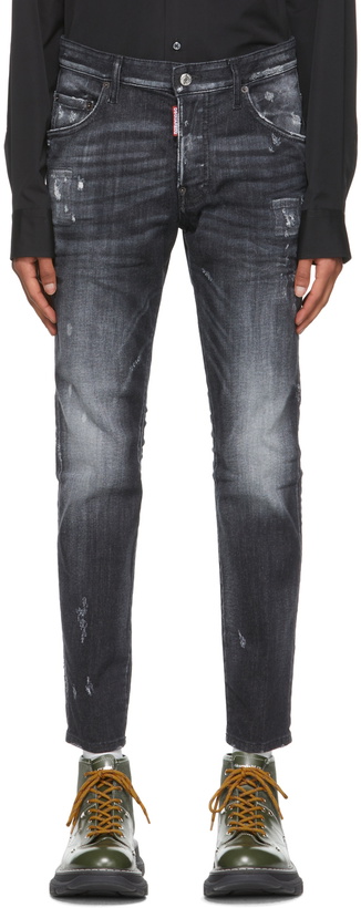 Photo: Dsquared2 Black Wash Skater Jeans