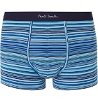 Paul Smith - Striped Stretch-Cotton Boxer Briefs - Men - Blue
