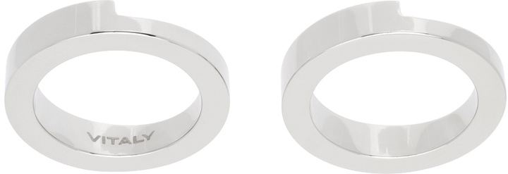 Photo: Vitaly Silver Gridlok Ring Set