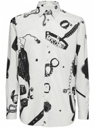 MOSCHINO - Printed Cotton Poplin Shirt