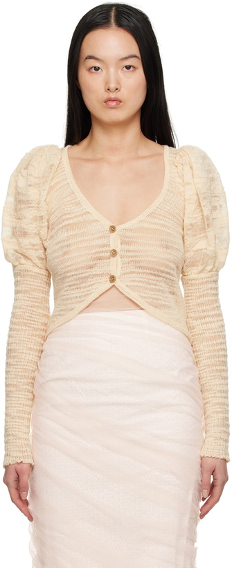 Photo: Renaissance Renaissance Beige Yuki 2 Cardigan