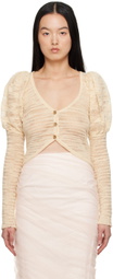 Renaissance Renaissance Beige Yuki 2 Cardigan
