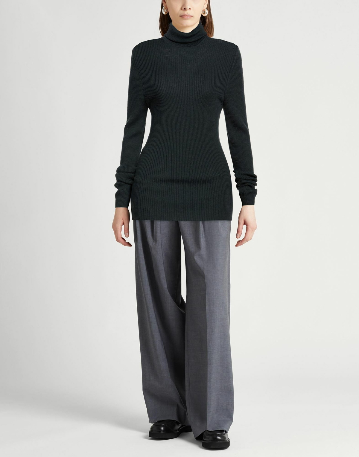 Crossley Womens Turtleneck Charcoal