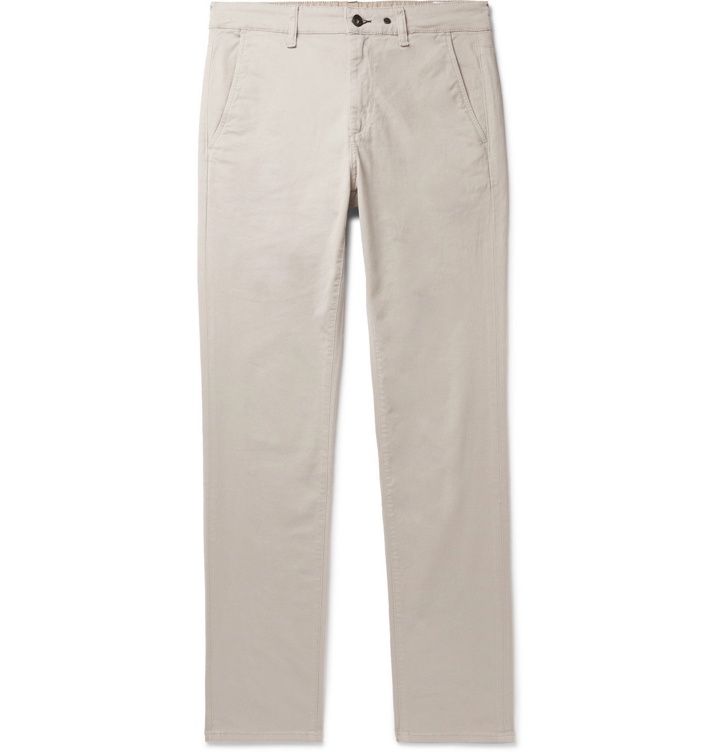 Photo: RAG & BONE - Fit 2 Slim-Fit Cotton-Blend Twill Trousers - Neutrals