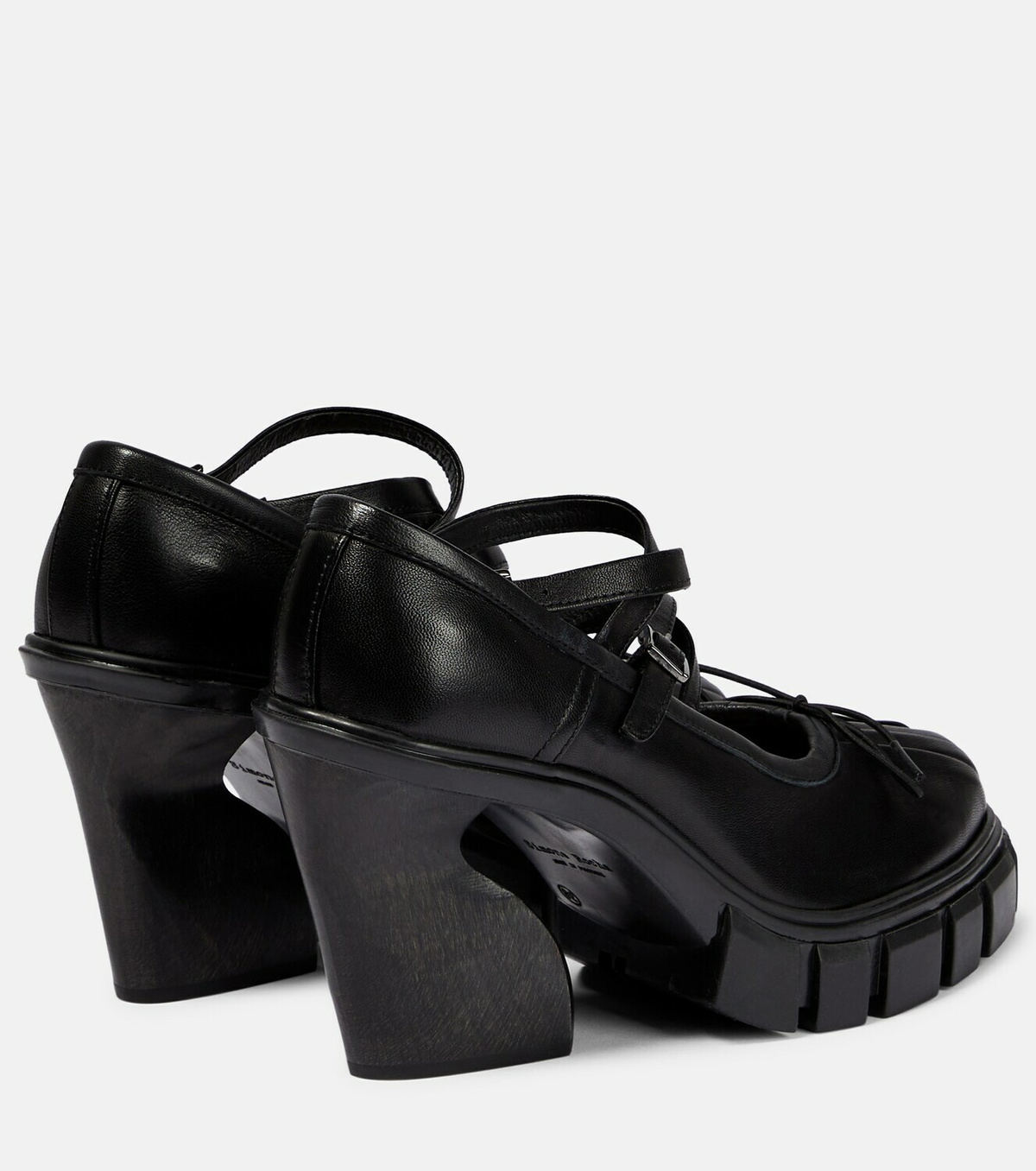 Simone Rocha - Trek leather pumps Simone Rocha