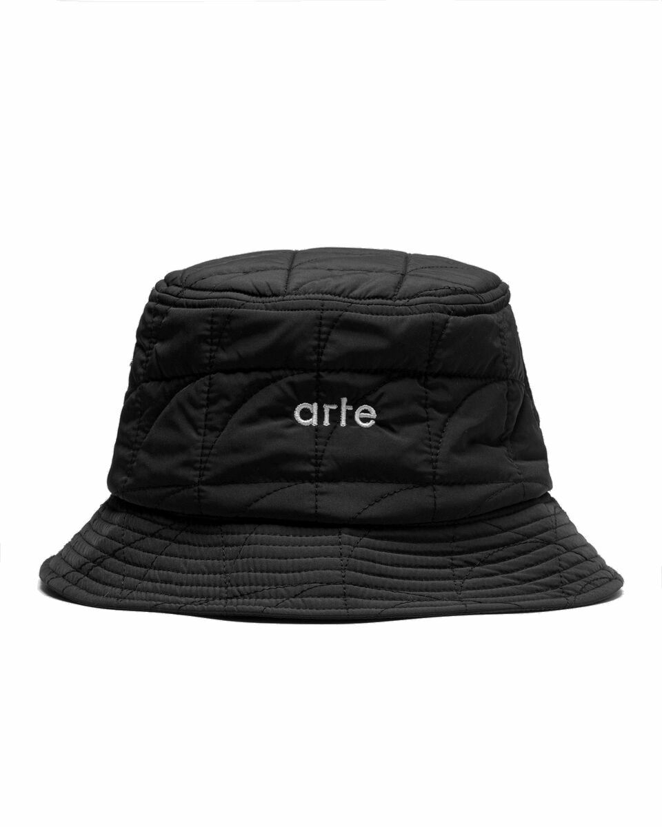 Photo: Arte Antwerp Bauhaus Quilted Bucket Hat Black - Mens - Hats