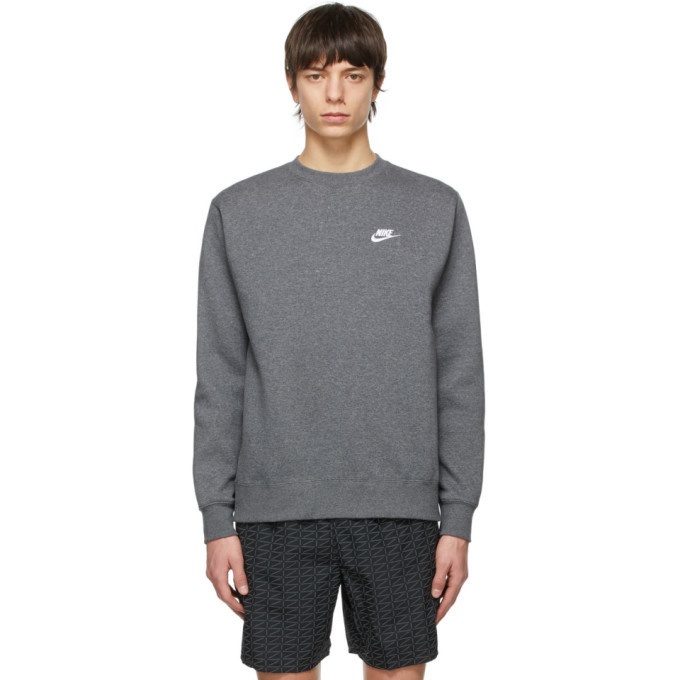 Photo: Nike Grey Sportswear Club Sweatshirt