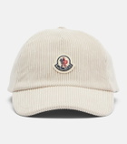 Moncler Logo corduroy baseball cap