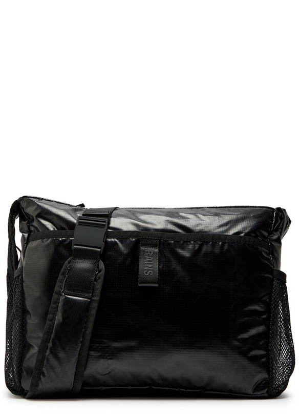 Photo: Rains Sibu Waterproof Messenger bag - Black - One Size
