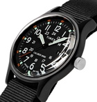 Timex - MK1 Camper Aluminium and Grosgrain Watch - Black