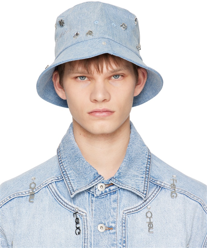 Photo: Feng Chen Wang Blue Decorated Bucket Hat