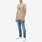 Calvin Klein Men's Seasonal Monogram T-Shirt in Crockery