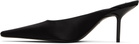 Victoria Beckham Black Sloan Stiletto Mule 75 Heels
