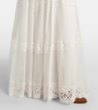Ralph Lauren Collection Malti cotton and silk maxi skirt