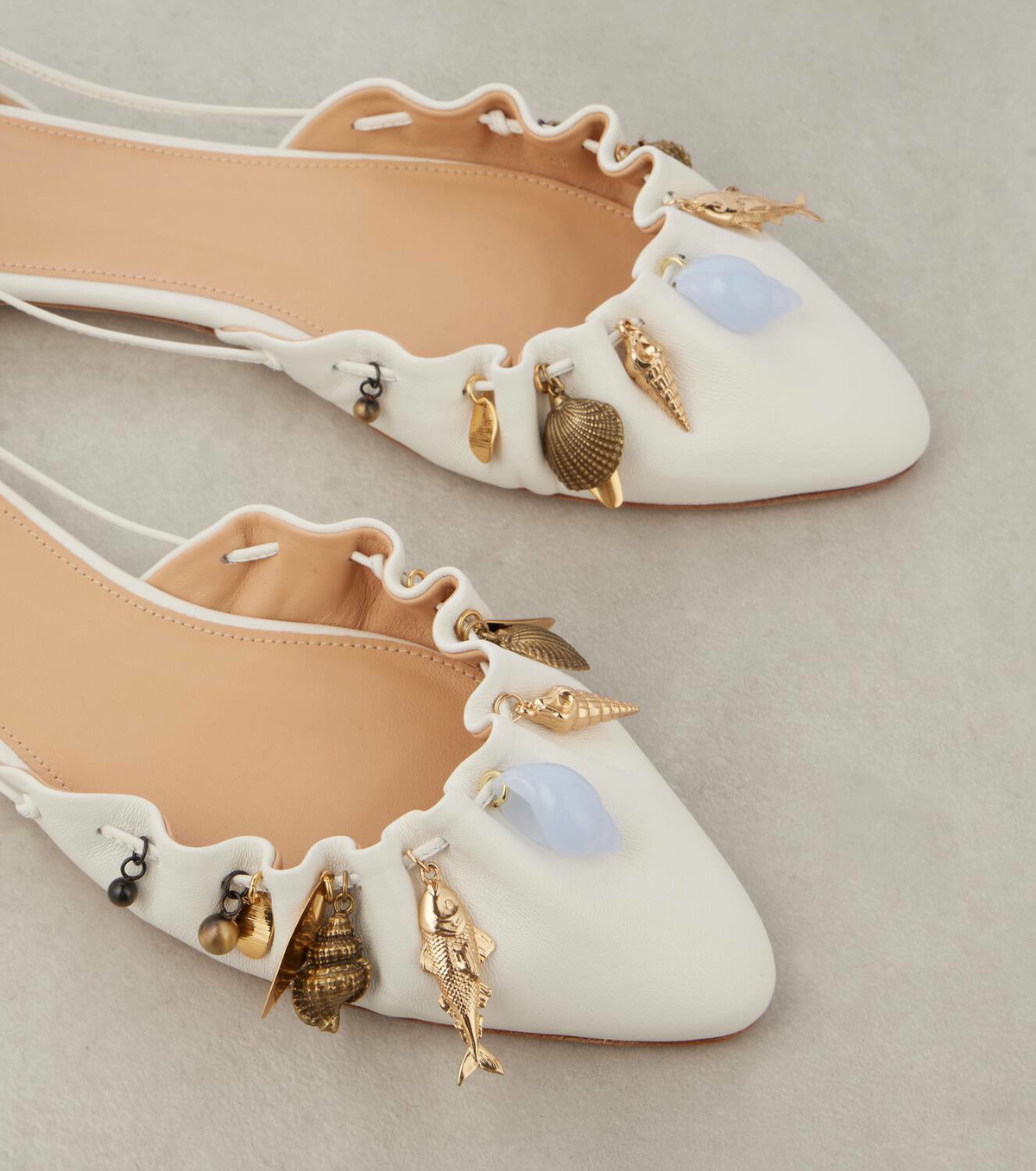 Chloé Sea Treasures leather ballet flats Chloe