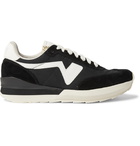 visvim - FKT Runner Suede- and Leather-Trimmed Nylon-Blend Sneakers - Black