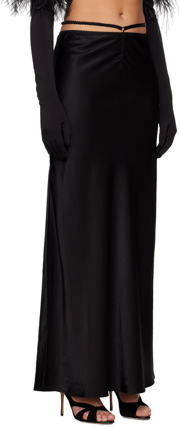 Anna October Black Simonett Maxi Skirt