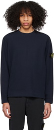 Stone Island Navy Vented Sweater