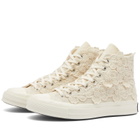 Converse Women's Chuck Taylor Hi-Top LTD - Made in Italy Sneakers in Ivory Lace