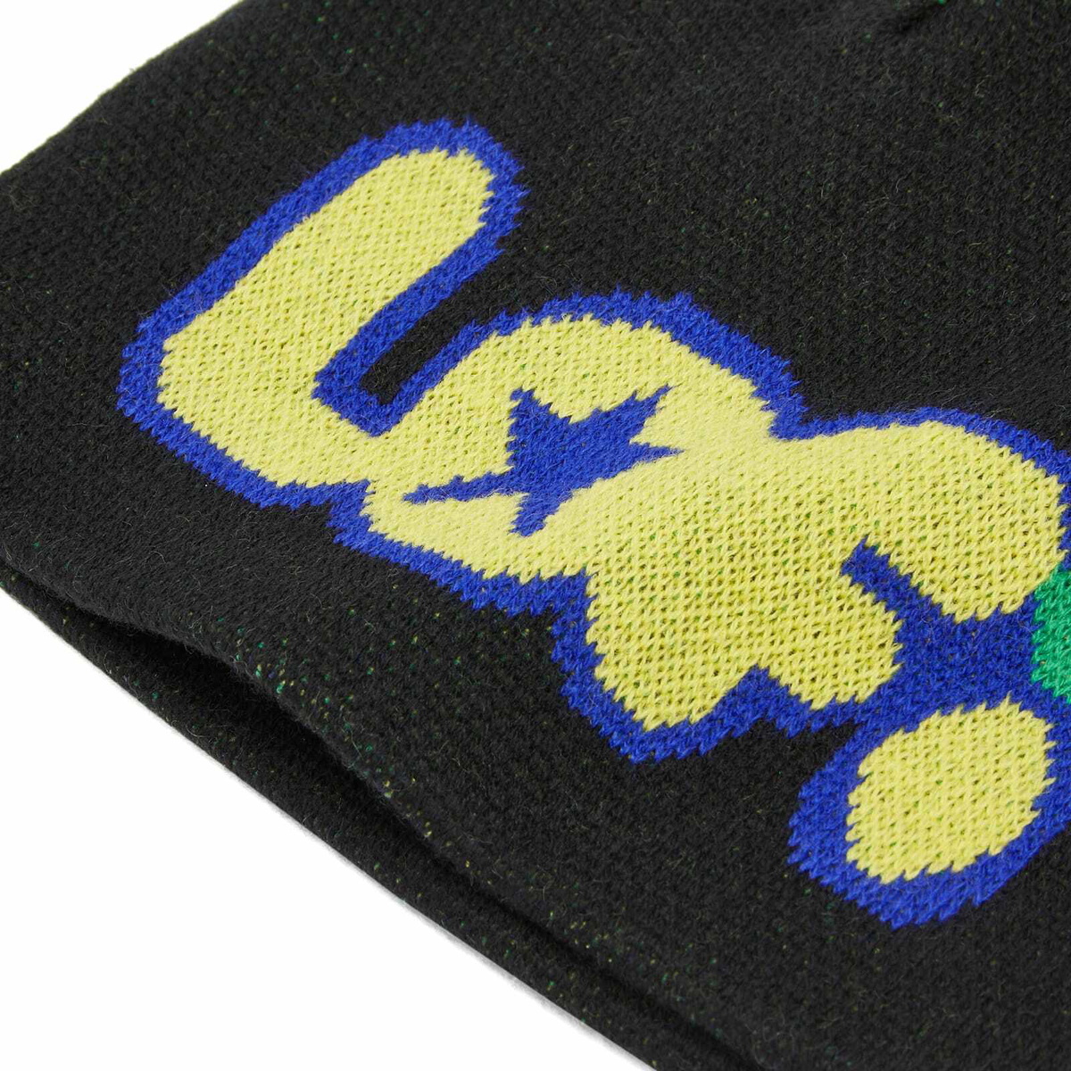 Lo-Fi Men's Ideas Skull Beanie in Black 