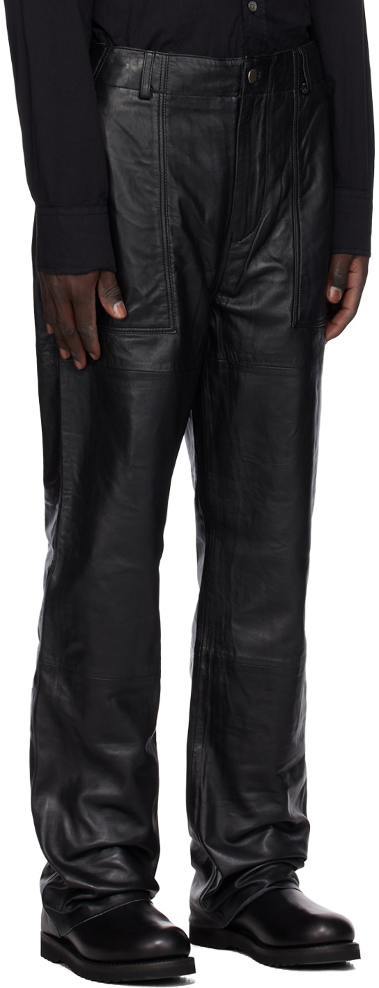 Deadwood Black Presley Leather Pants