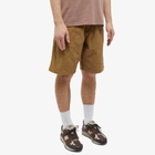 Blue Flowers Men's Bud Corduroy Short in Dark Sand