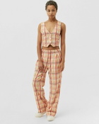 Melody Ehsani Claudia Plaid Vest Multi Tops & Tanks