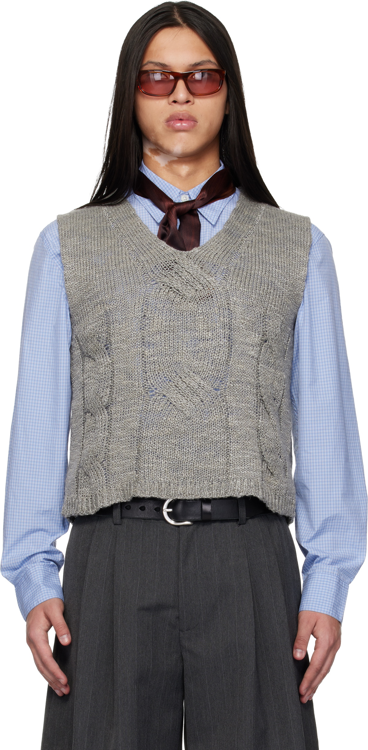 OUR LEGACY Gray Link Vest