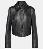 Joseph Caron cropped leather jacket