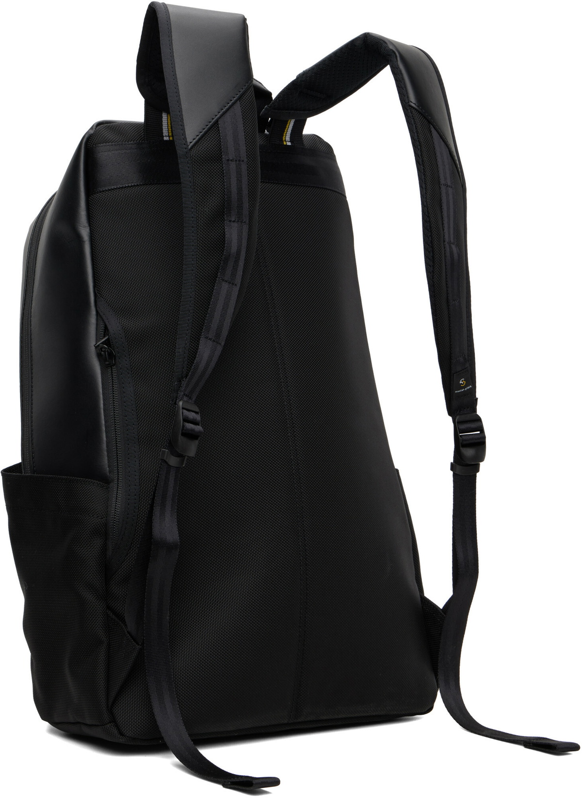 master-piece Black No.02482-l Slick Leather Daypack