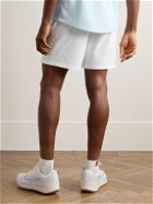 Nike Tennis - NikeCourt Advantage Straight-Leg Logo-Print Dri-FIT Tennis Shorts - White