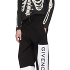 Givenchy Black and White Logo Jogging Lounge Pants