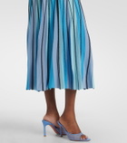 Simkhai Soleil striped midi dress