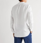 Boglioli - Grandad-Collar Linen Shirt - White