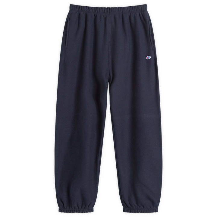 Photo: Champion Men's Reverse Weave Loose Cuffed Sweat Pants in Navy