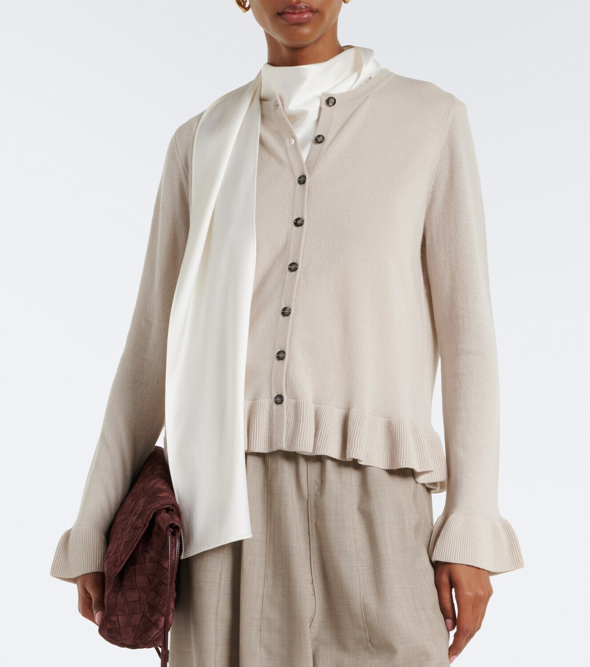Jardin des Orangers Wool and cashmere cardigan