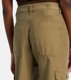 Citizens of Humanity Thassos cropped cotton twill cargo pants