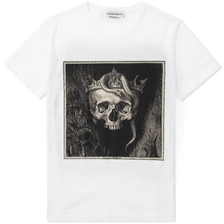 Photo: Alexander McQueen Placement Crown Skull Tee