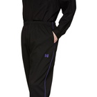 Needles Black Side Line Easy Lounge Pants