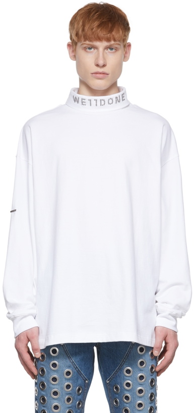 Photo: We11done White Cotton Turtleneck