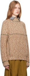 Henrik Vibskov Brown Stitch Sweater
