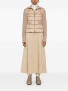 Moncler Padded Wool Zip-Up Cardigan