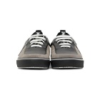 Palm Angels Black and Grey Palm Vulcanized Low Sneakers