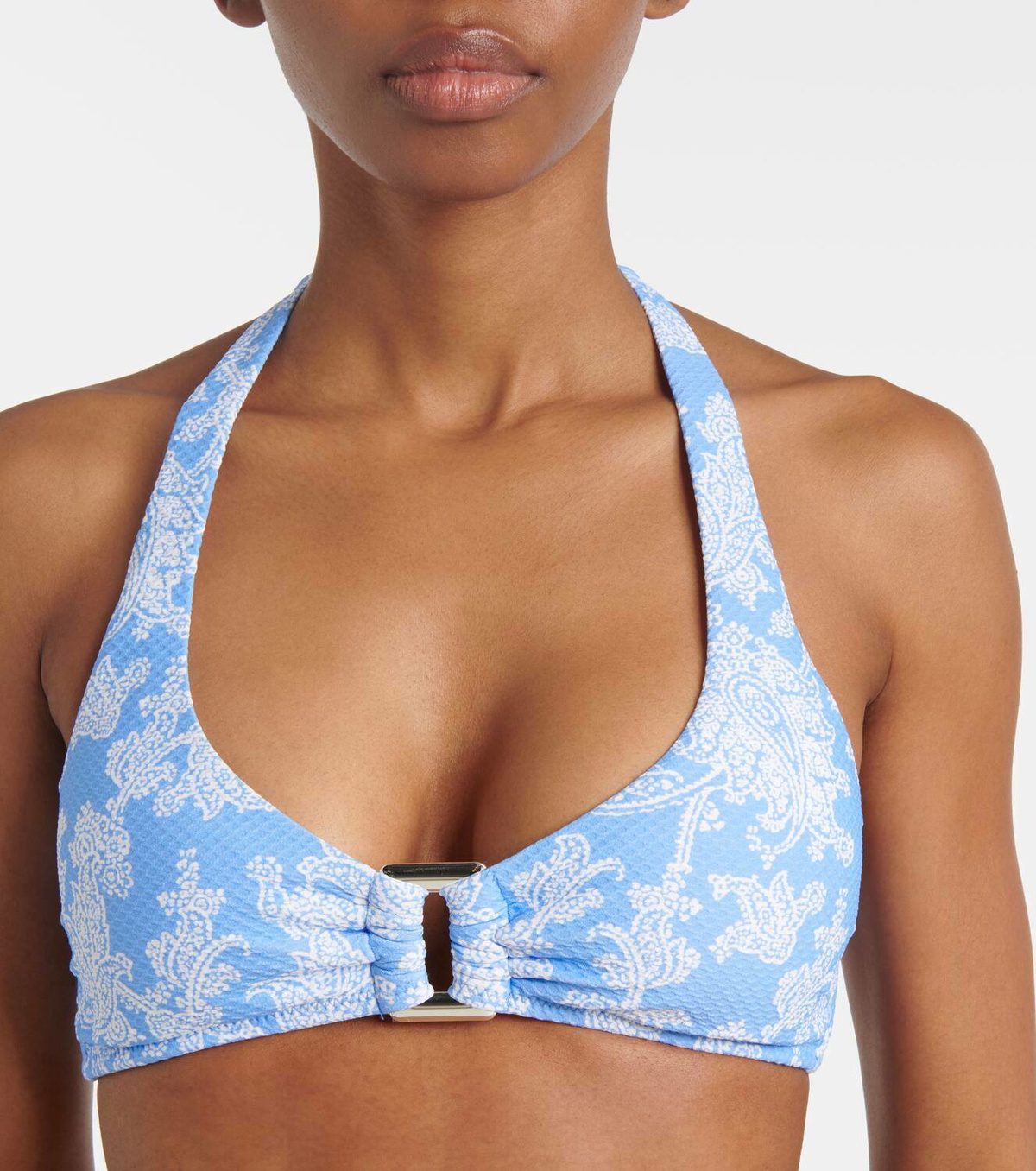Heidi Klein Paisley halterneck bikini top