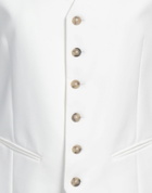 Tod's Womens Tailored Vest in White
