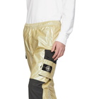 Stone Island Gold Iridescent Cargo Pants