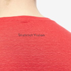 District Vision Men's Sukha Hemp T-Shirt in Goji Red