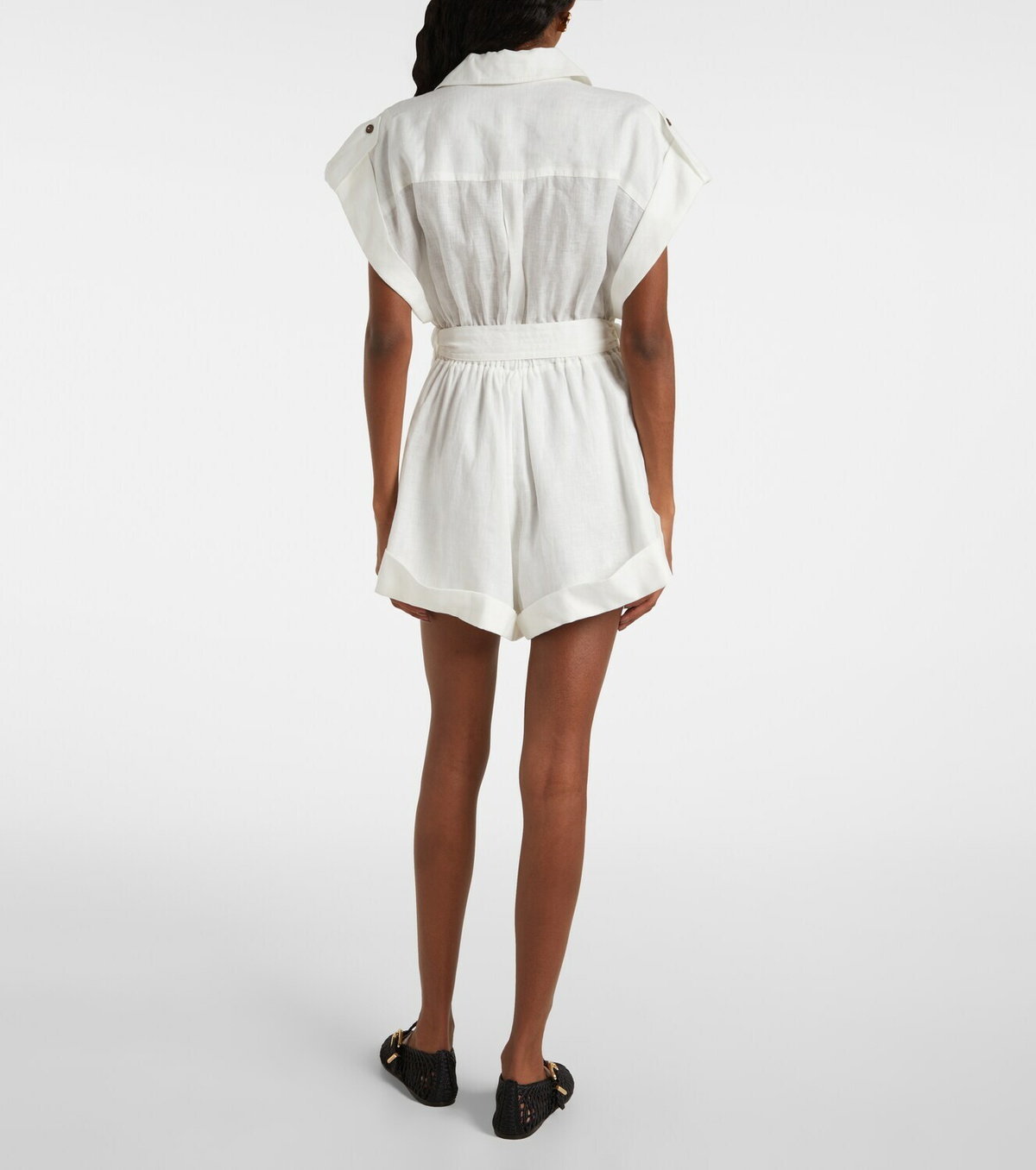 Zimmermann Linen playsuit